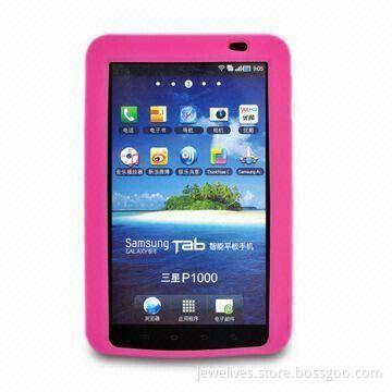 Durable Silicone Case for Samsung Galaxy Tab P1000, with Ultra Low Profile Rubber/Tear-resistant